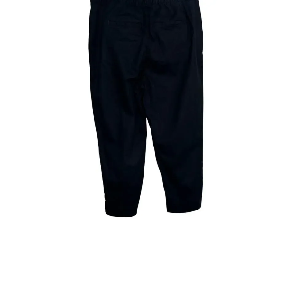 Banana Republic Line Blend Pants Tapered High Rise Black SZL